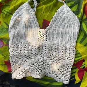 Handcrafted Crochet Crop Top.